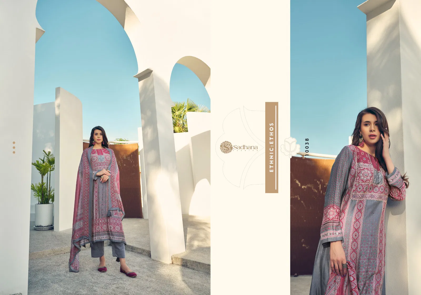 Harleen By Sadhana Muslin Silk Printed Dress Material Wholesale Clothing Distributors In India